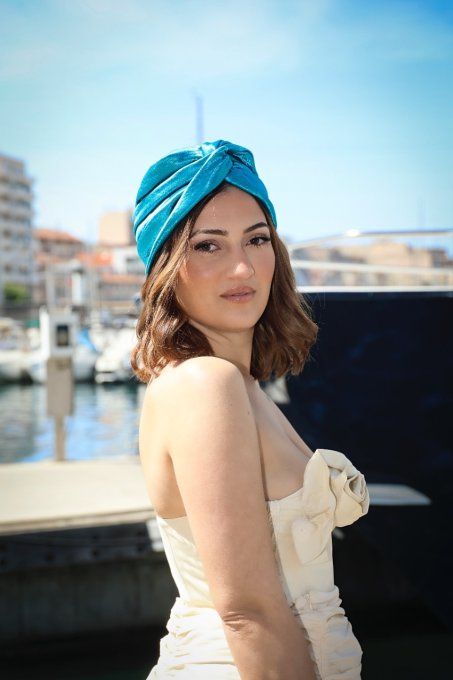 Turban Blue Duchesse