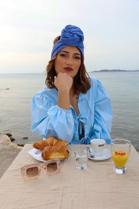 Turban Blue Diamond