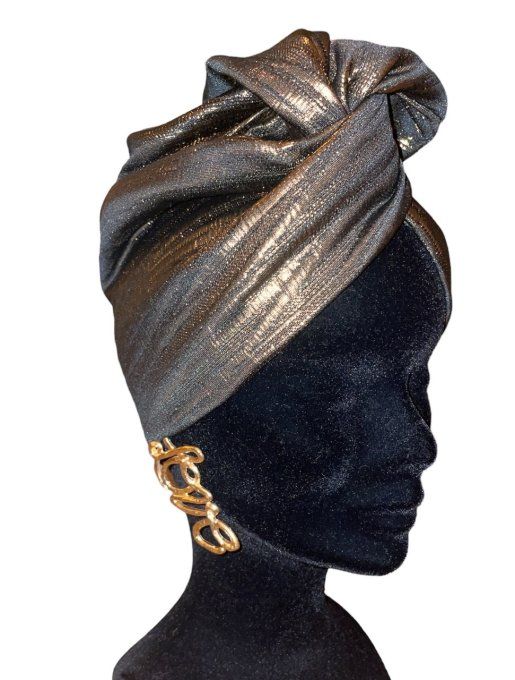 Turban Jacquard Gold